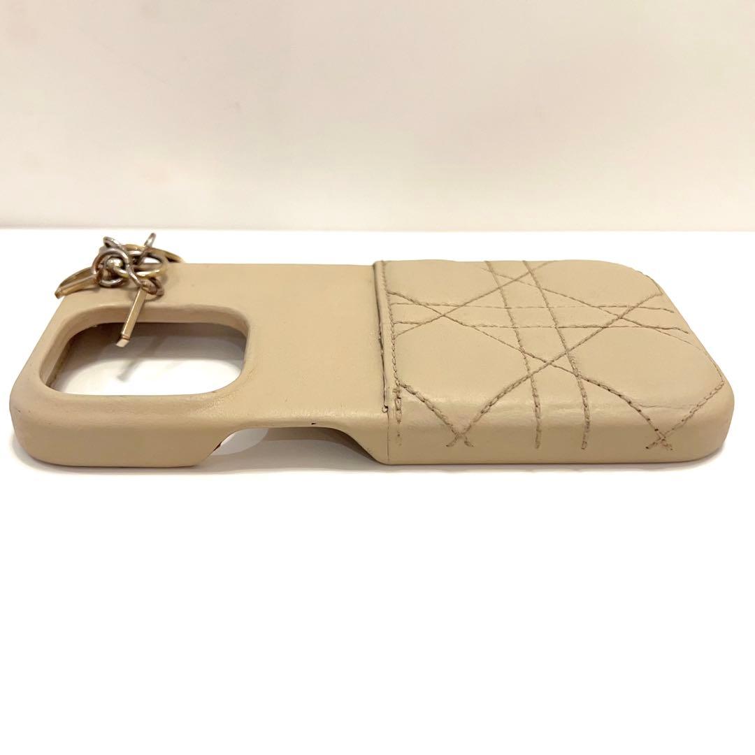 クリスチャンディオール iPhone16 Pro スマホ カナージュ ベージュ