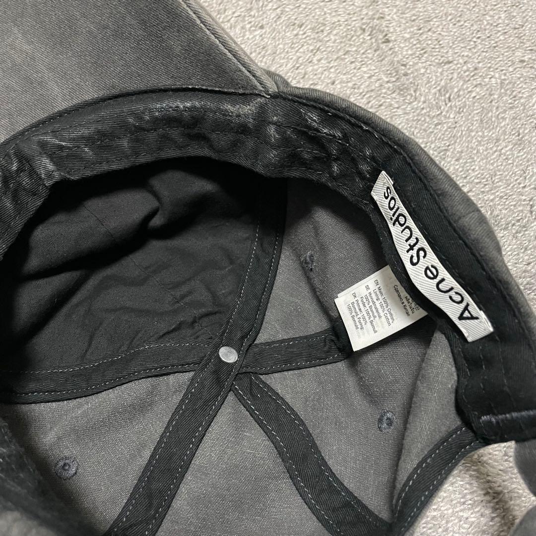 24ss Acne Studios ロゴキャップ ブラック
