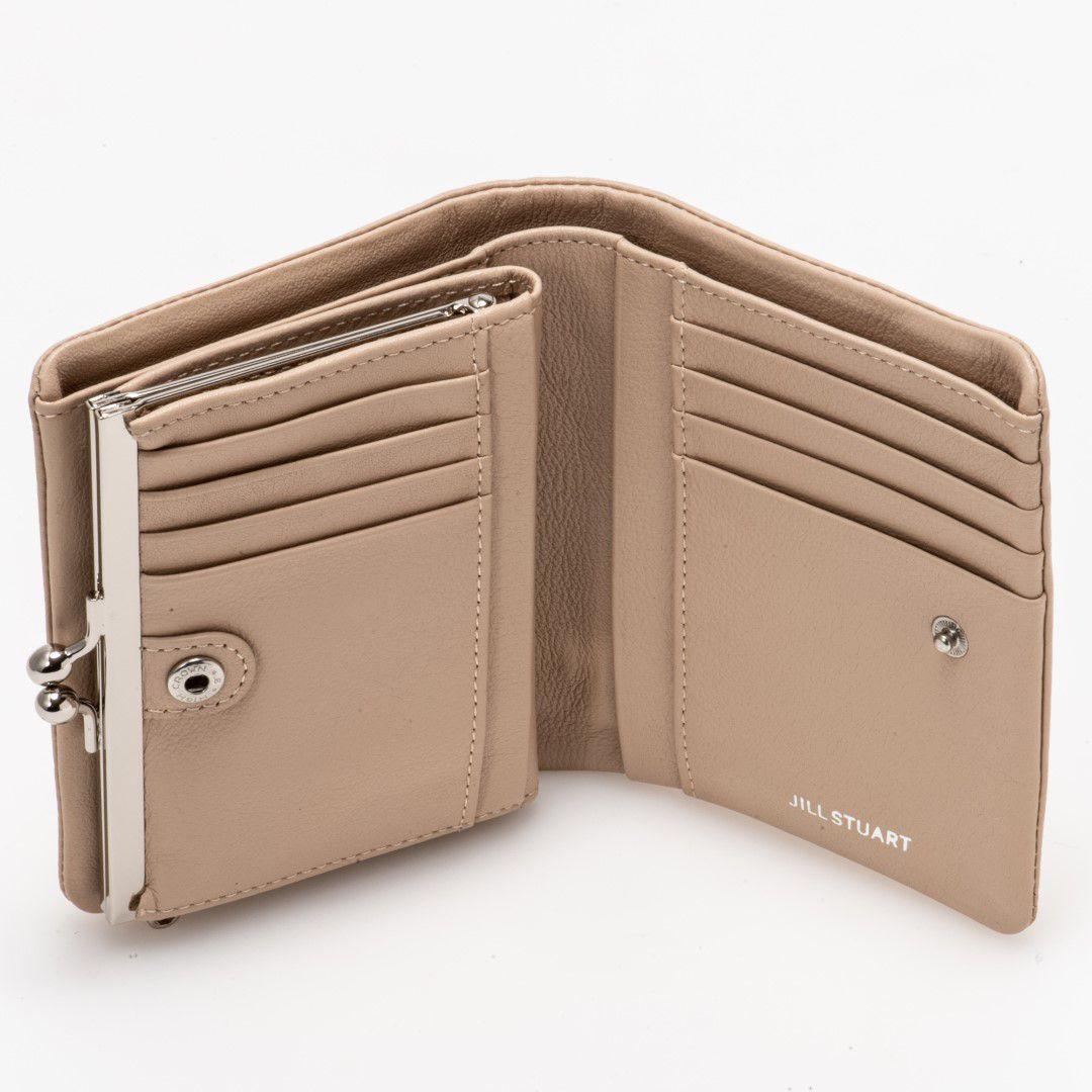 新品 ジルスチュアート がま口折り財布 口金折り財布 二つ折り財布 エンジェル