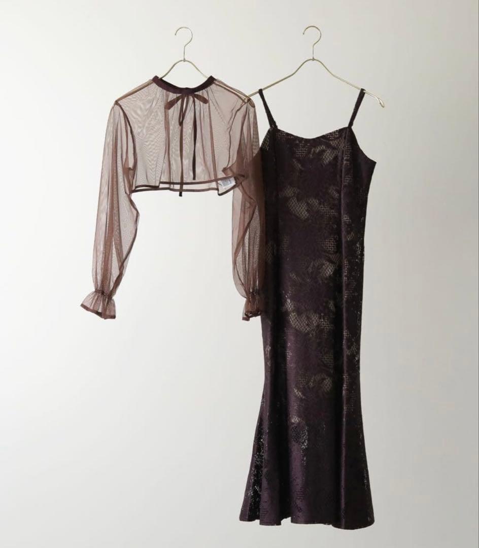 kana チュールボレロセット メニーウエイ パーティー ドレス 結婚式