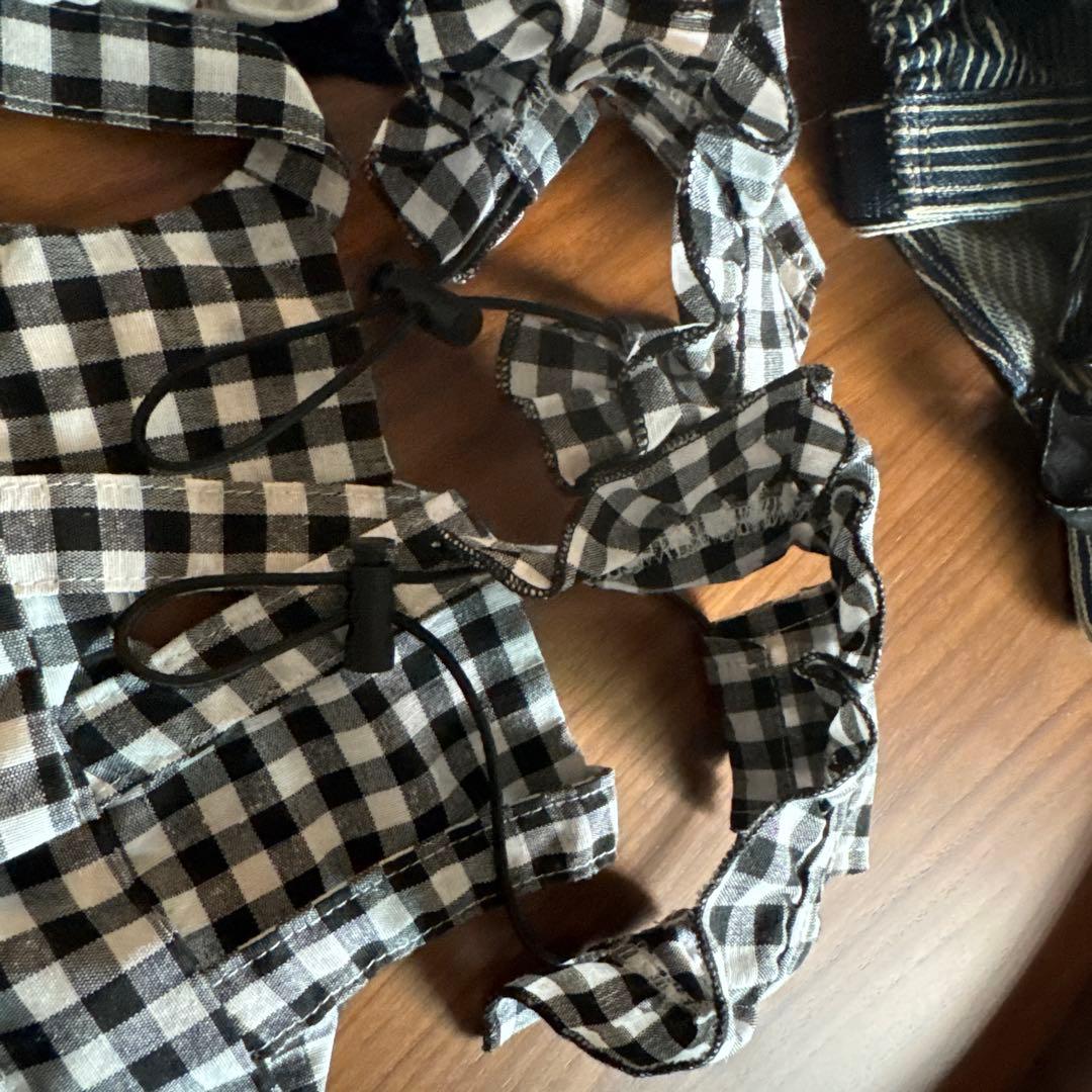 犬服　まとめ売り　犬用オーバーオール、ワンピース　８点セット　帽子付