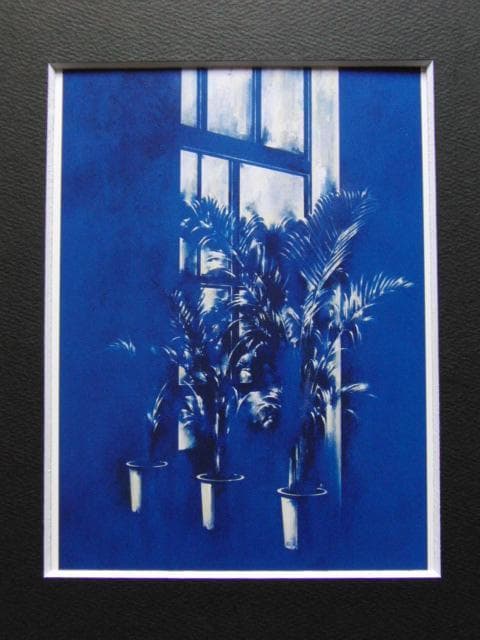 松尾京子、MOON LIGHT、希少な画集より、新品高級額、額装付