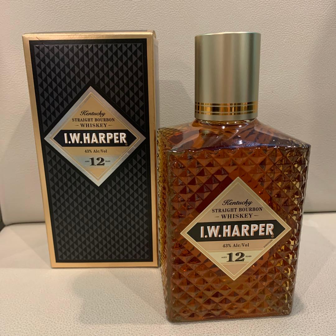 I.W. HARPER 12年 ストレートバーボンウイスキー 箱付き