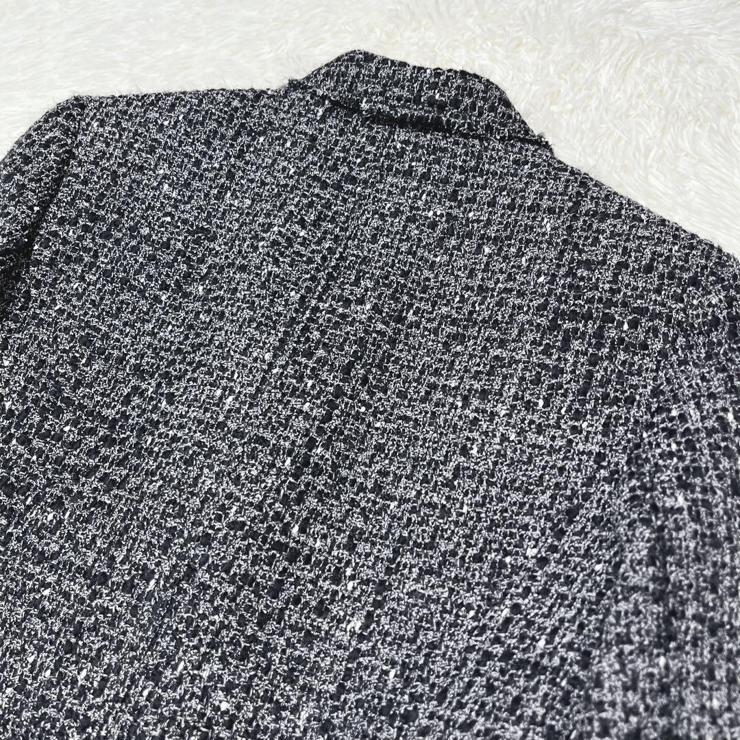 Theory チェスターコート　ツイード　ダブルブレスト