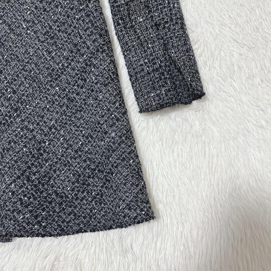 Theory チェスターコート　ツイード　ダブルブレスト