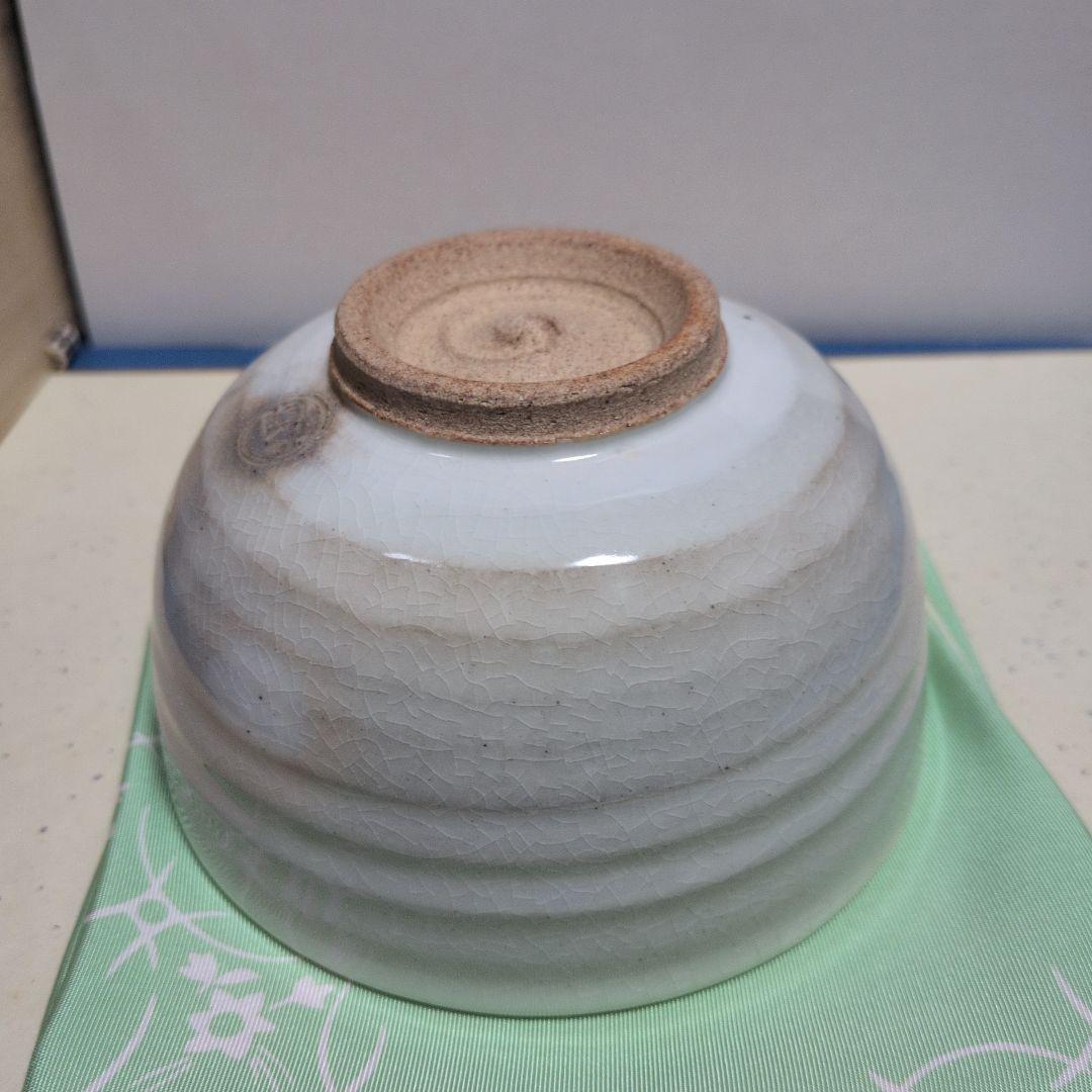 茶碗、赤富士、粉引、寺尾陶象作、くた24番