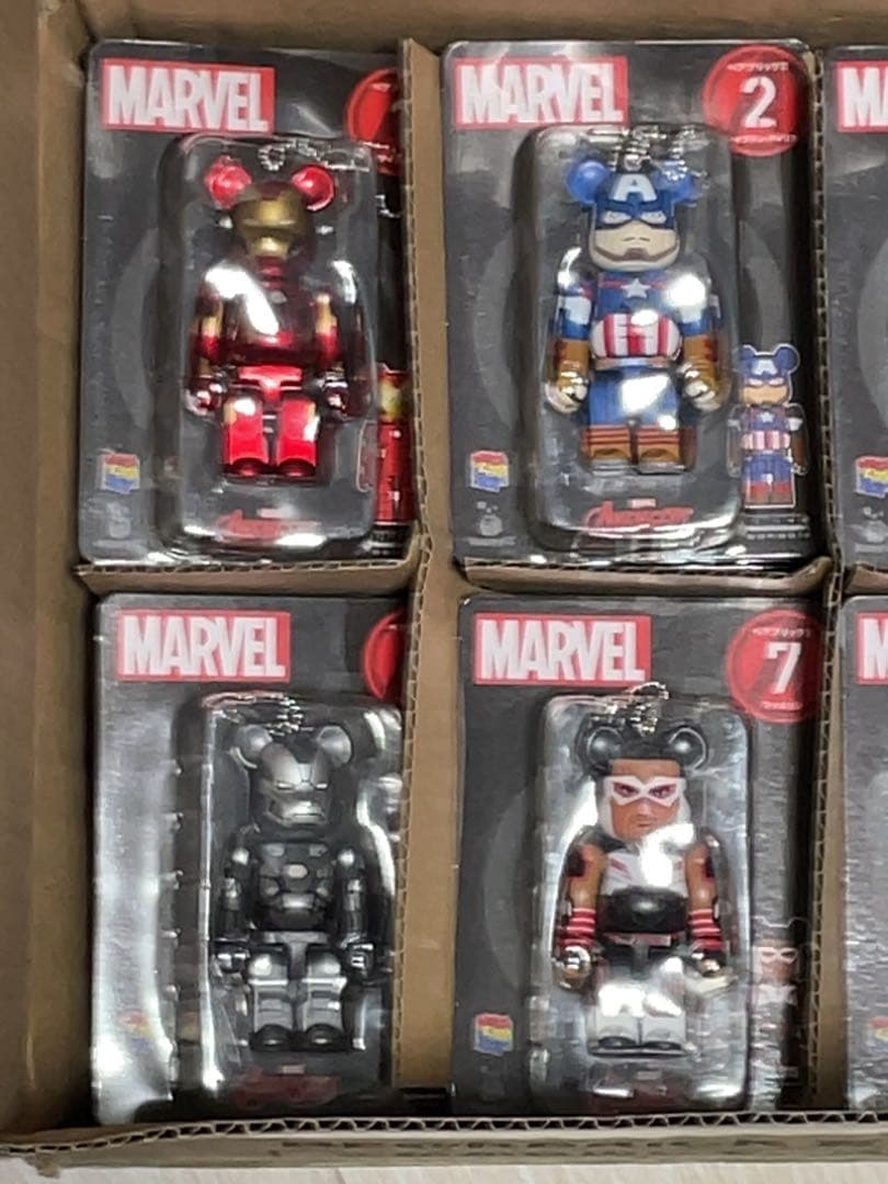 BE@RBRICK MARVEL 10種セット　マーベル　新品　アヴェンジャーズ