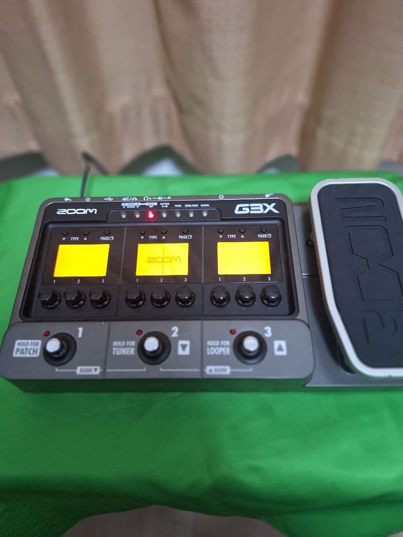 ZOOM G3X マルチエフェクター　純正アダプター・説明書付