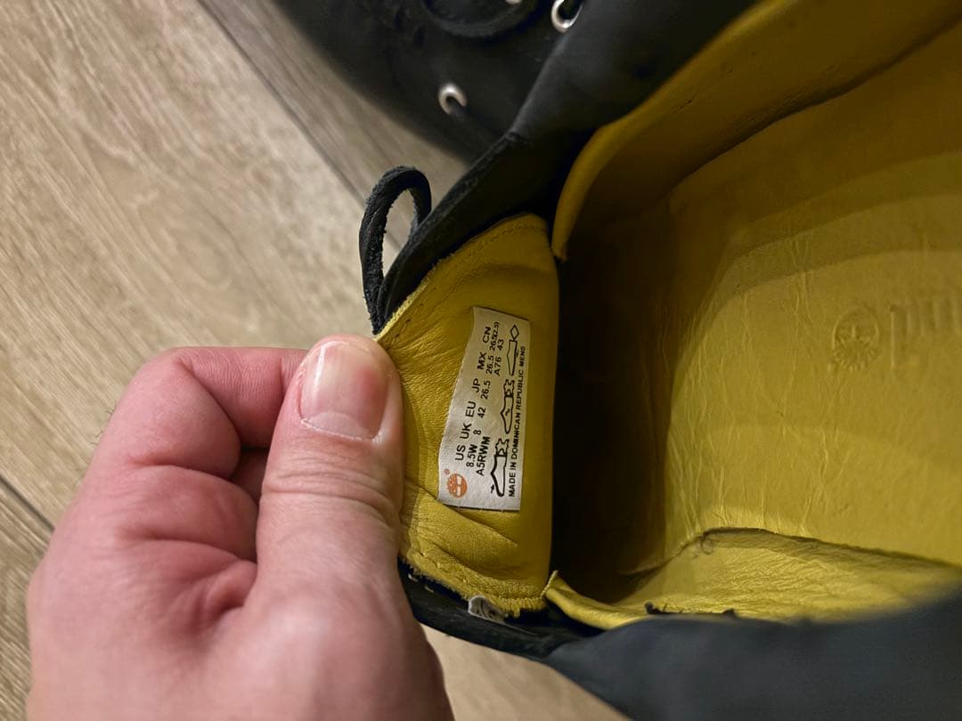 【希少廃盤】ティンバーランド スリーアイ ブラック 26.5cm ovy