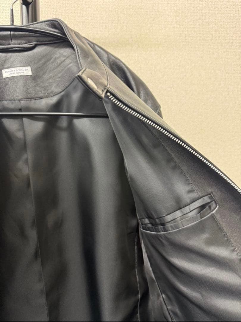 【WEB限定】シープ シングル ライダースジャケット Lサイズ