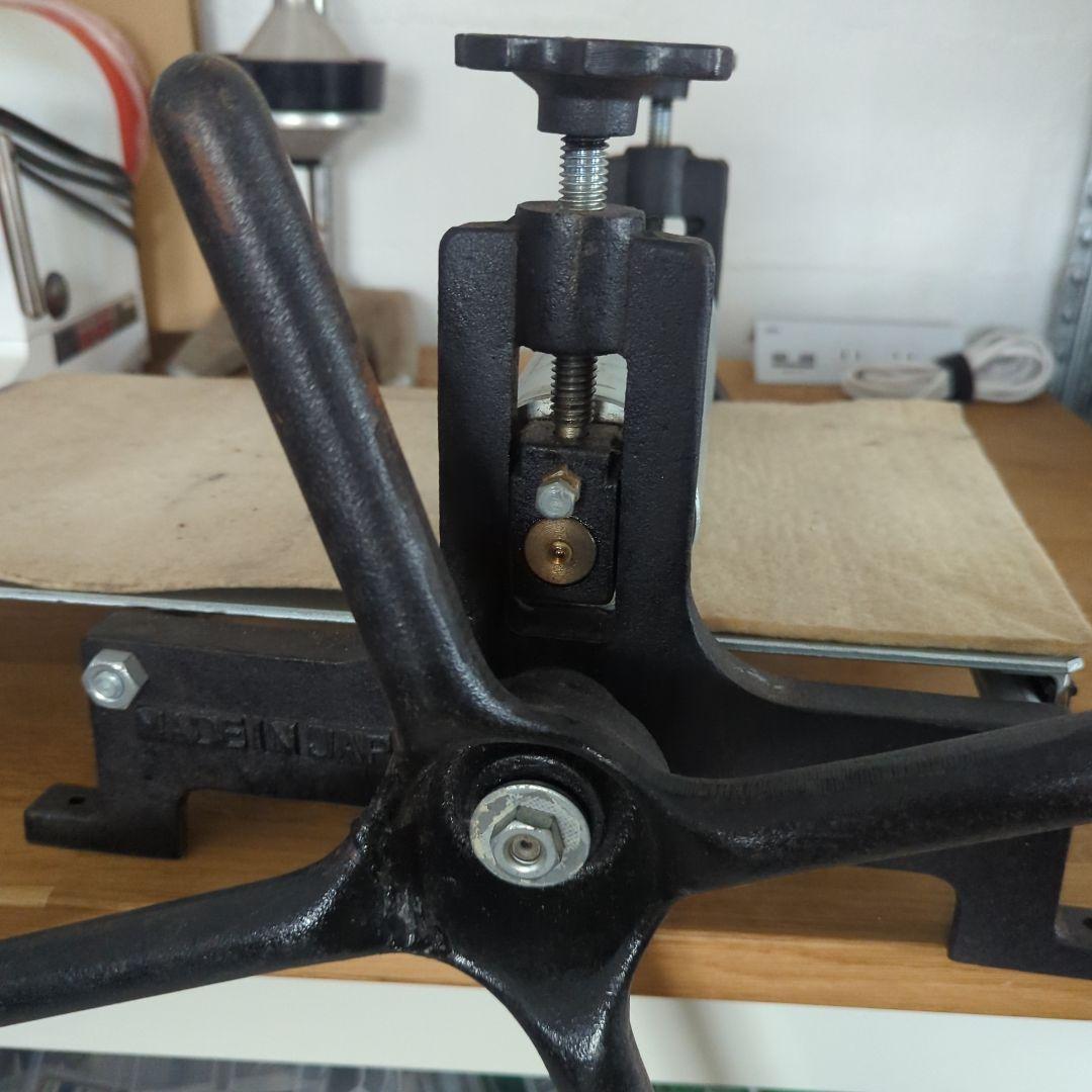 銅版画プレス機