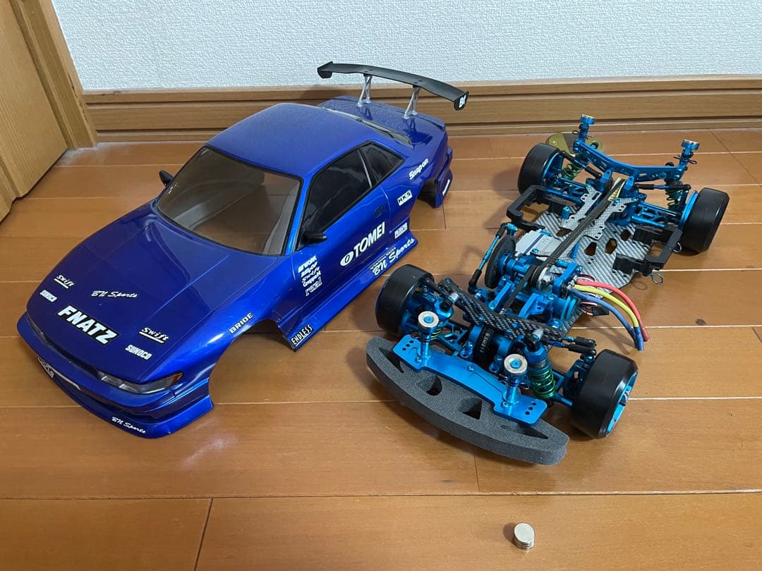 【希少/未走行】タミヤ TA-05 コンバージョン スクエア ホワイトカーボン