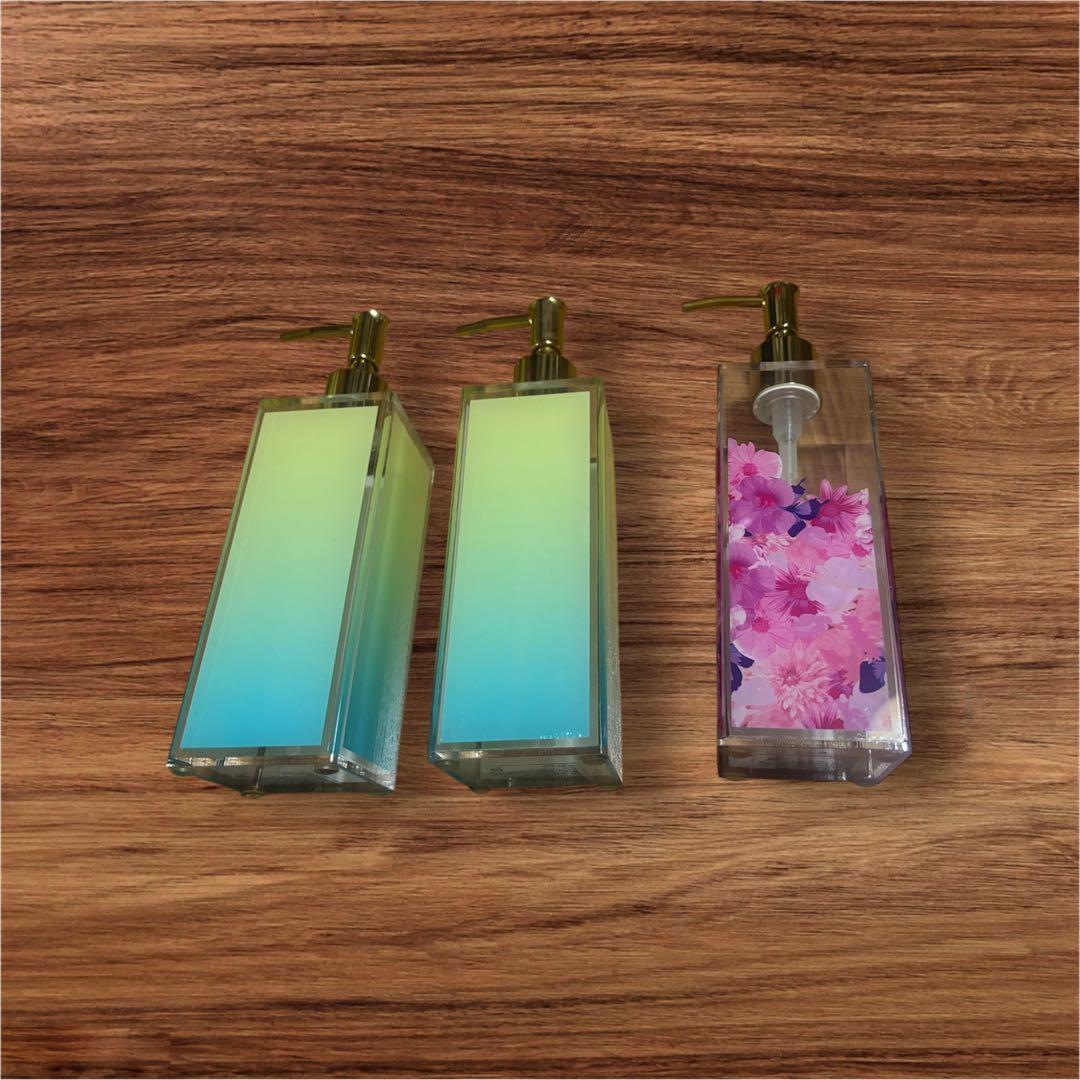 Rady レインボー＆トロピカルシャンプー＆リンスボトル３本セットディスペンサー