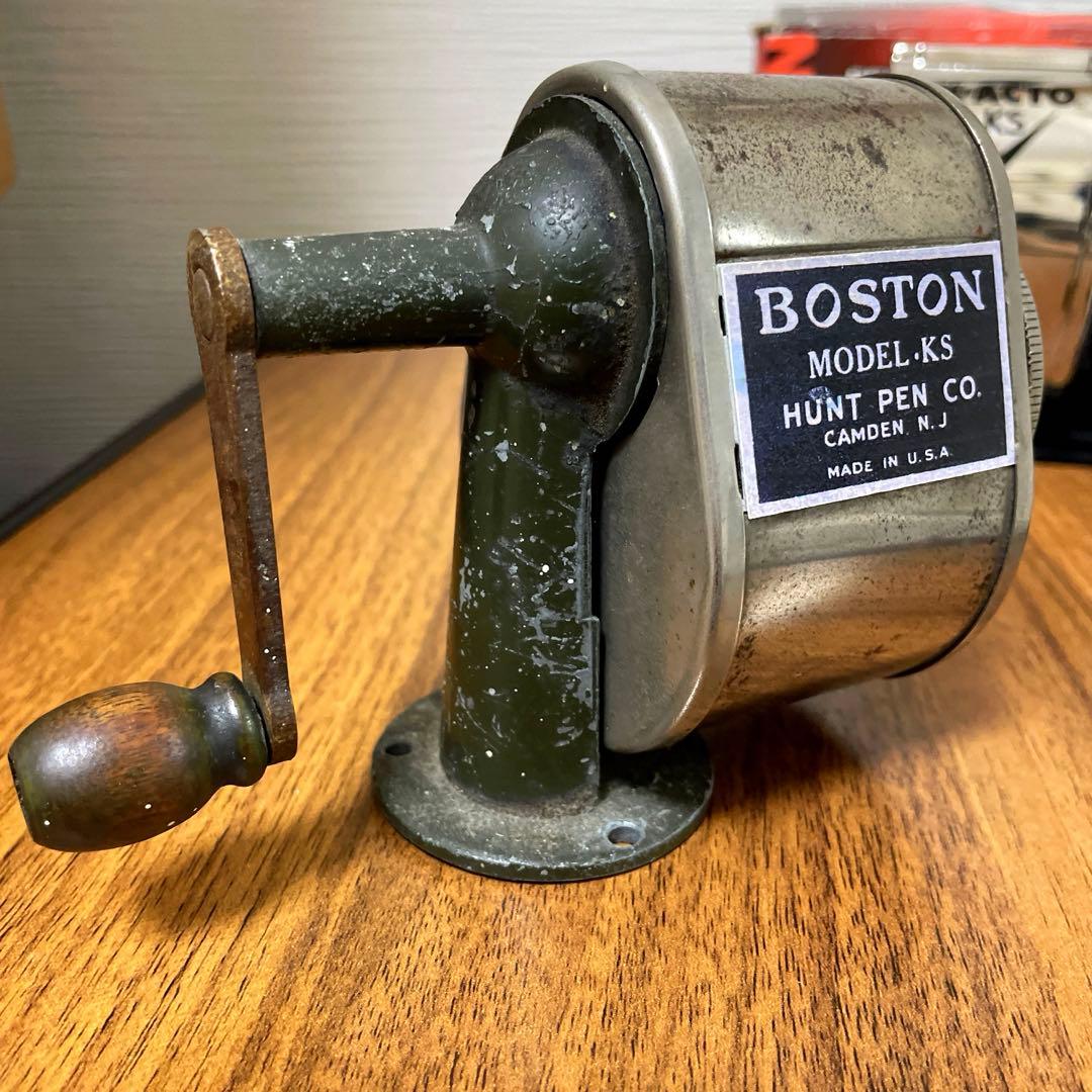 BOSTON KS 鉛筆削り ハンドル式　２個セット