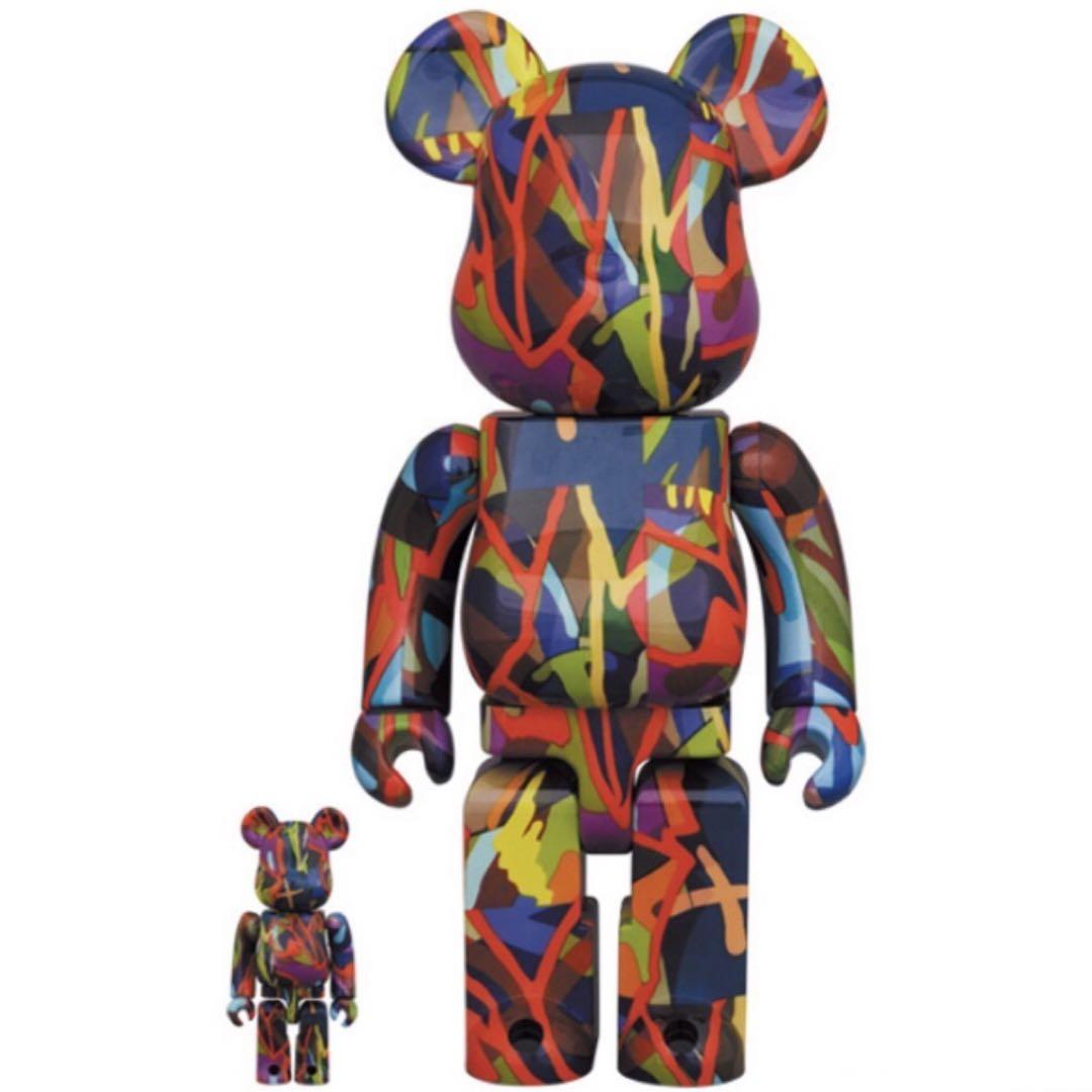 未開封 MEDICOM TOY BE@RBRICK KAWS 100% 400%