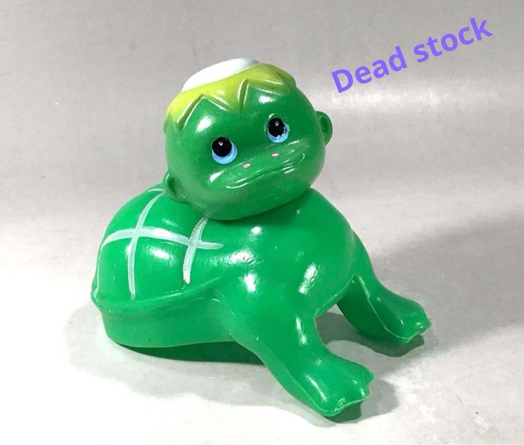 昭和レトロ ハイハイ 河童 赤ちゃん 人形 妖怪 お化け 駄玩具 ソフビ ②