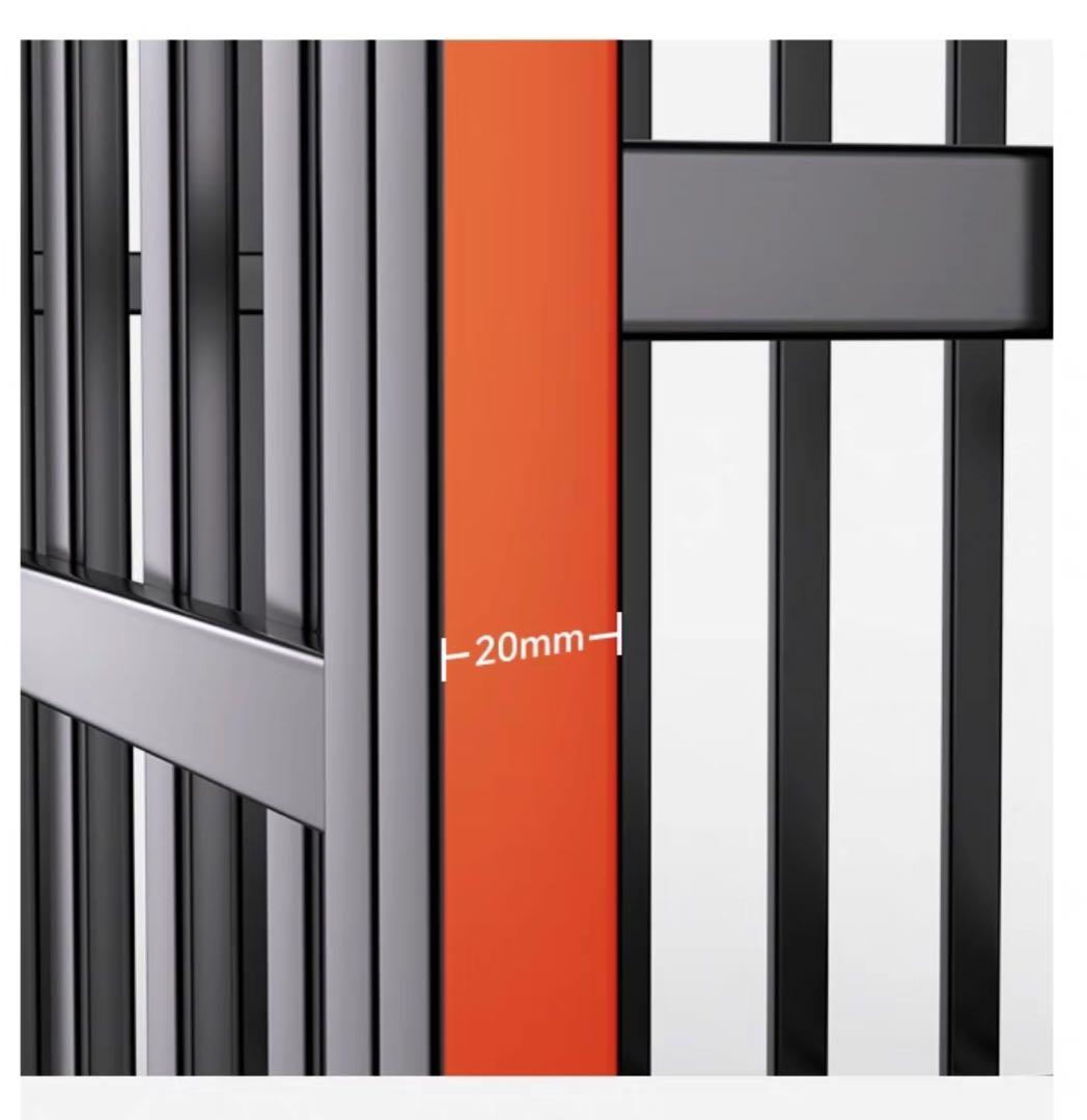 亭*亭様 ペットケージ　犬用品　大型犬　中型犬　メタル製　95cmX65cmX8