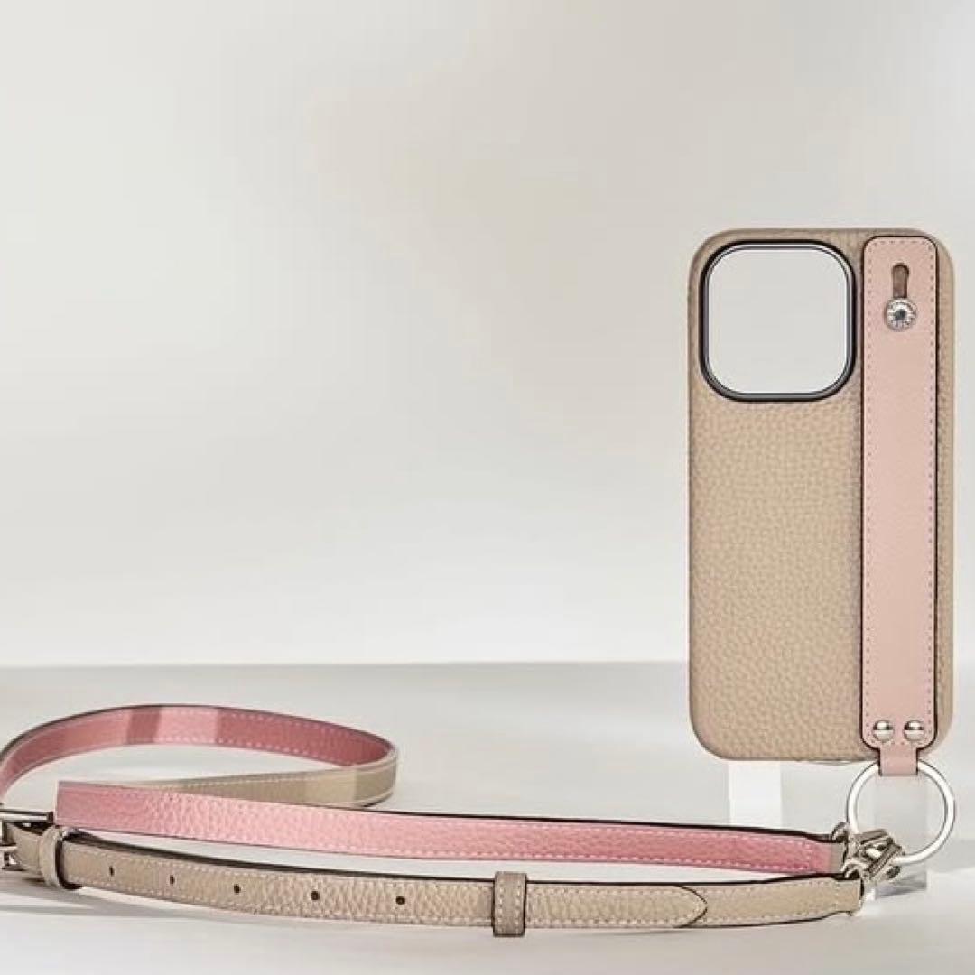 【美品】 ボナベンチュラ スター チェーンキーホルダー シュリンク グレージュ