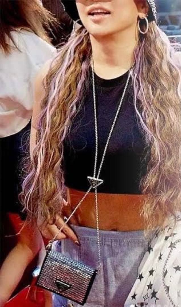 prada ミニバッグ ショルダー カードケース スワロフスキー