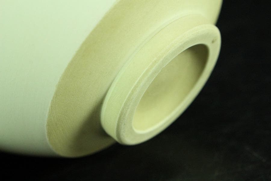 茶道具 白磁天目茶碗 草山 在銘 美品(K-A992)