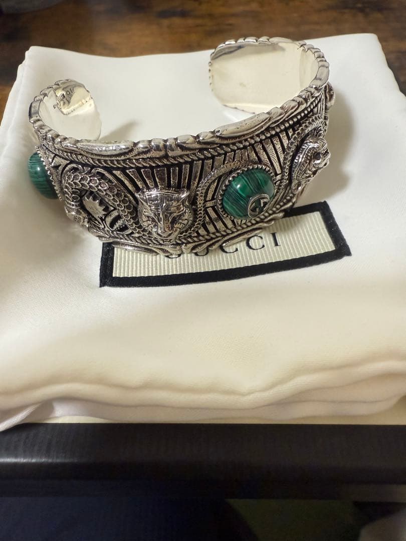 グッチ　ガーデン　バングル　ブレスレット