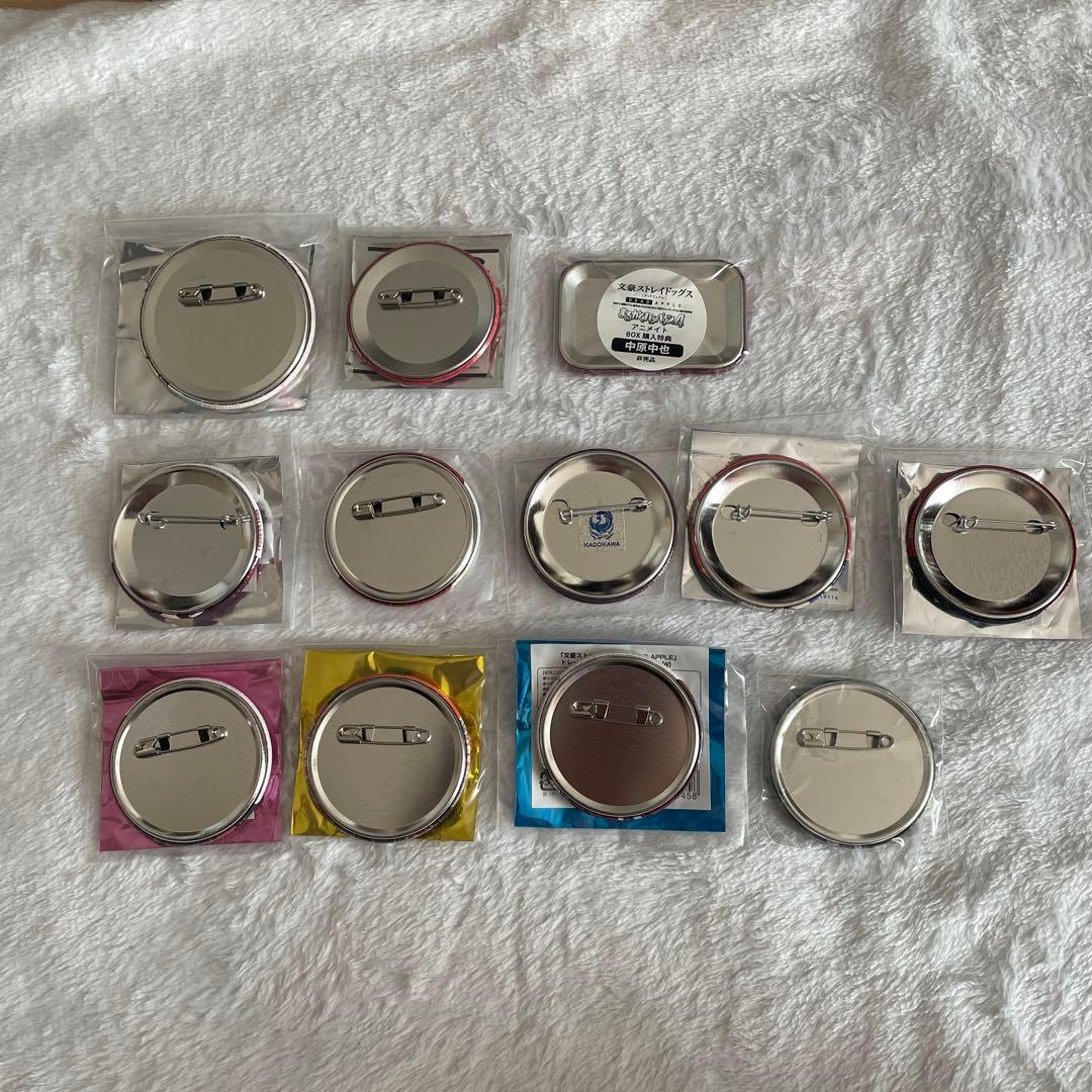 文豪ストレイドッグス　文スト　中原中也　缶バッジ　セット
