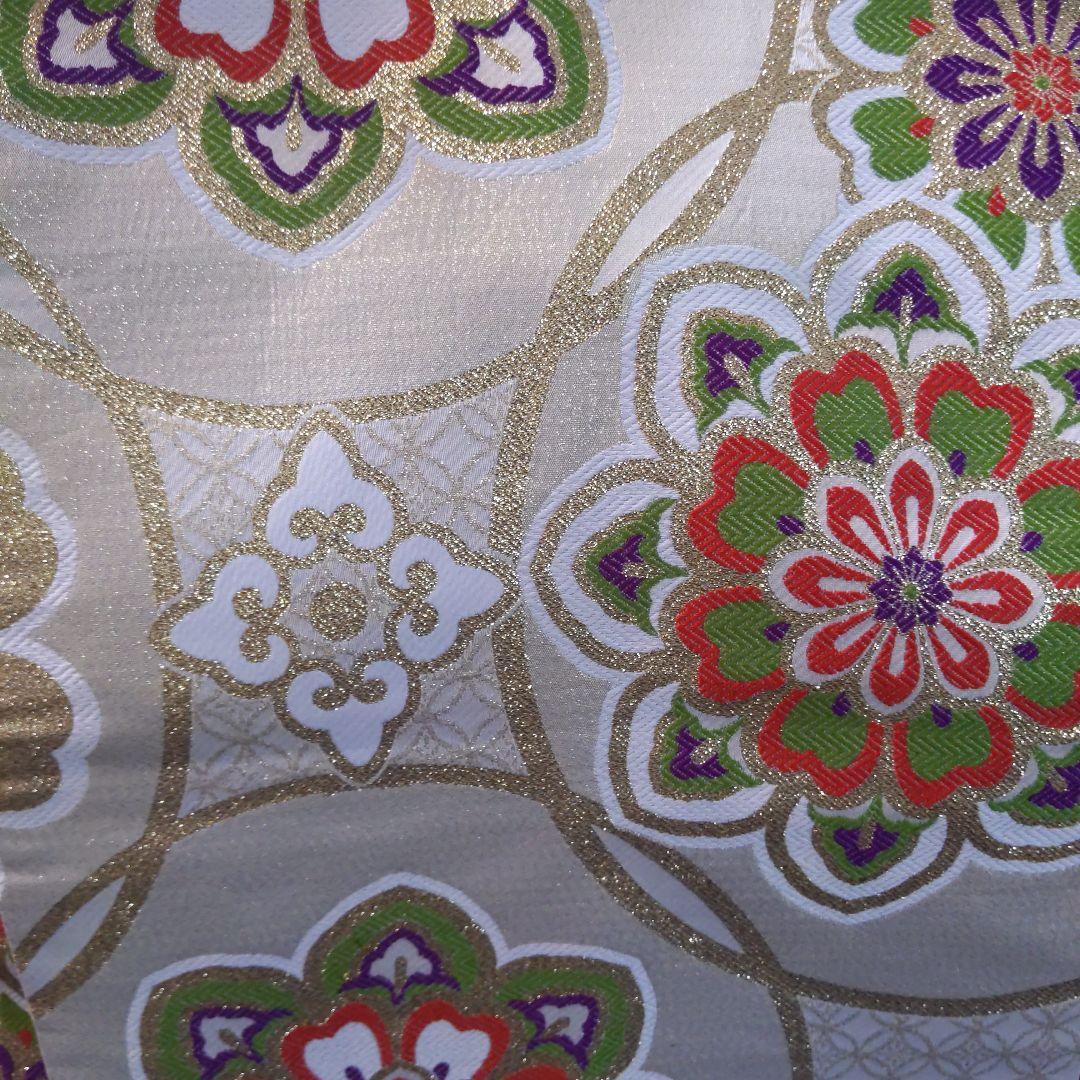 422桂由美　レトロポップ　絞り　赤　螺鈿落款　正絹振袖6点フルセット成人卒業式