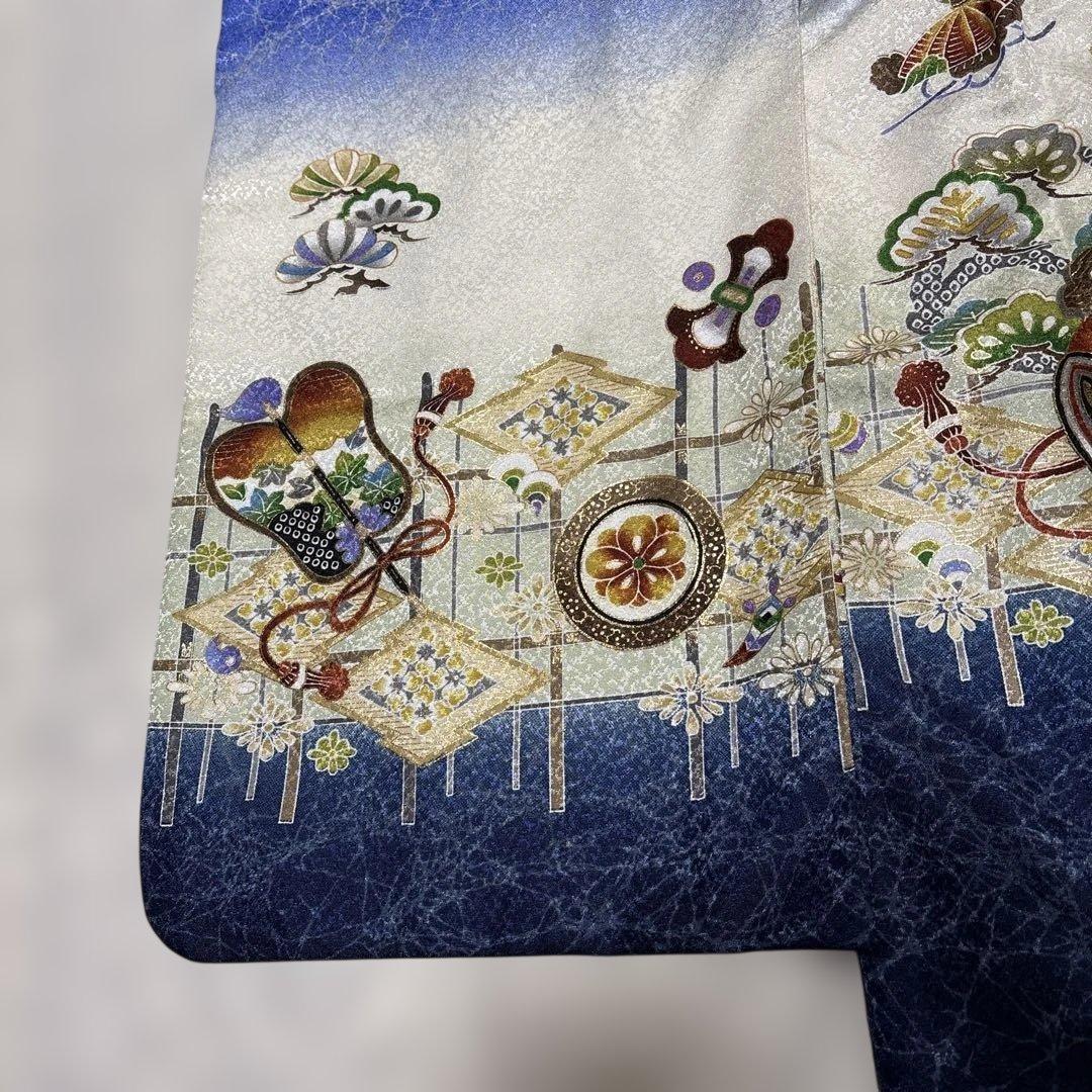 a☆です　羽織袴フルセット　男の子用　　七五三　5歳　簡単　着物