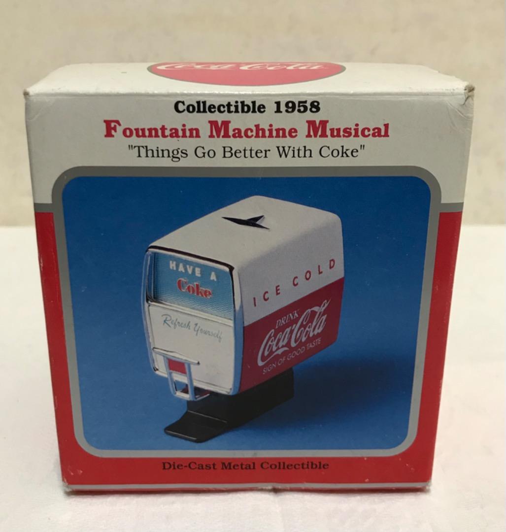 コカコーラ 1958 ファウンテンマシン ミュージカル エネスコ　箱・証明書付