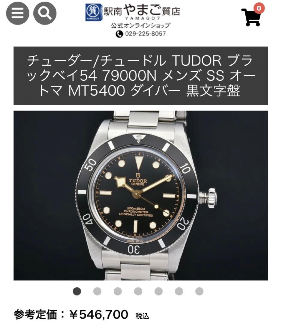 TUDOR Black Bay ブラックベイ54