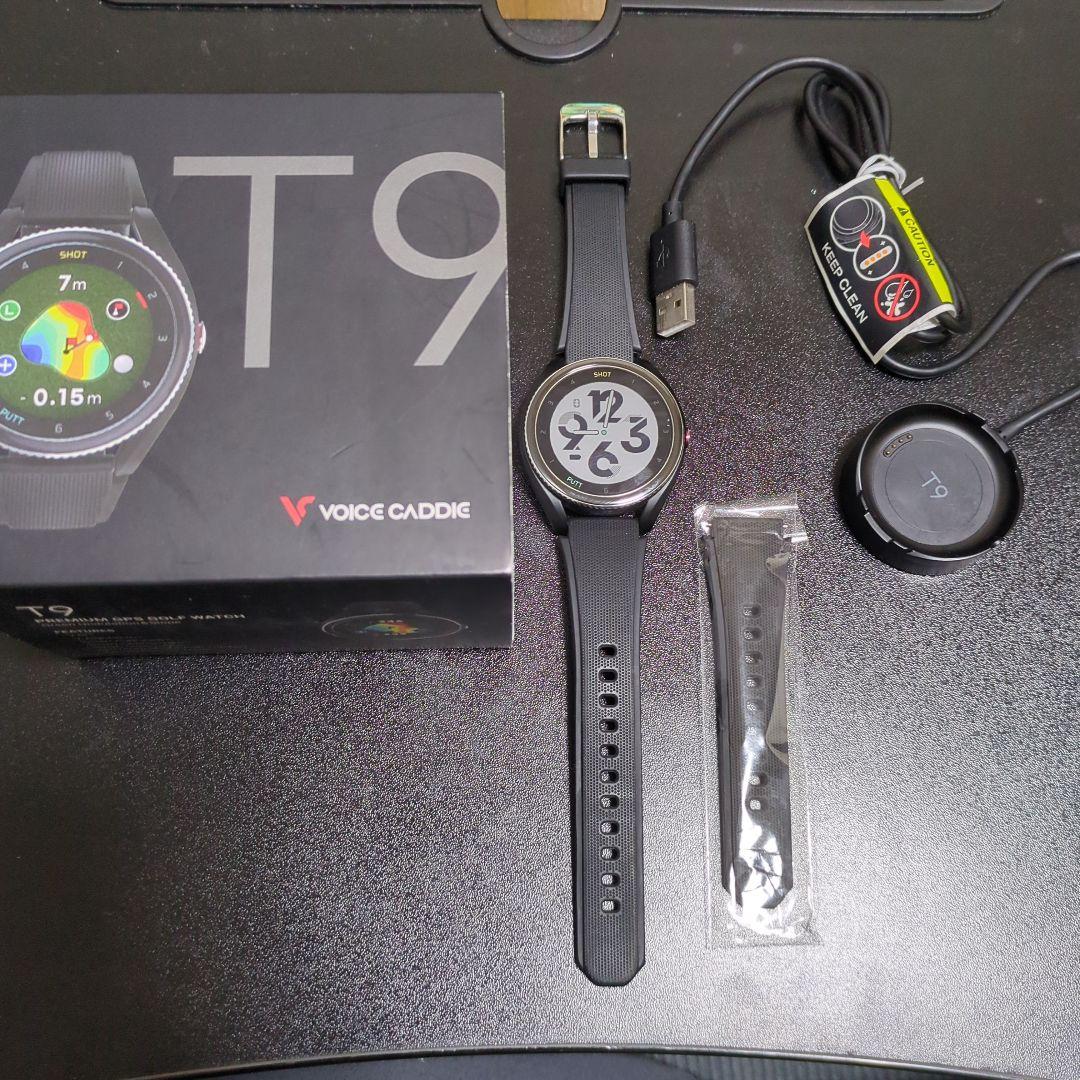 VOICE CADDIE T9 GPSゴルフウォッチ/ブラック ボイスキャディ