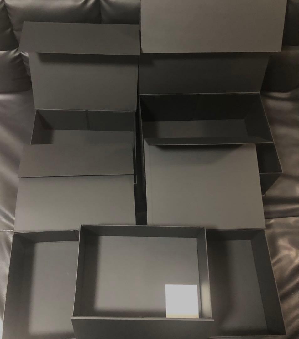 シャネル　バッグ箱　マグネット式箱　保存袋