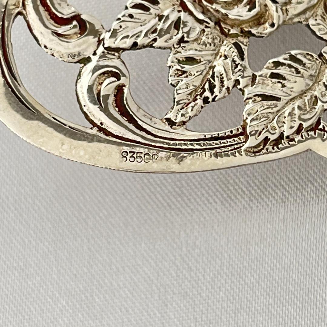 【Christoph Bach】 薔薇の透かしのケーキサーバー【純銀】