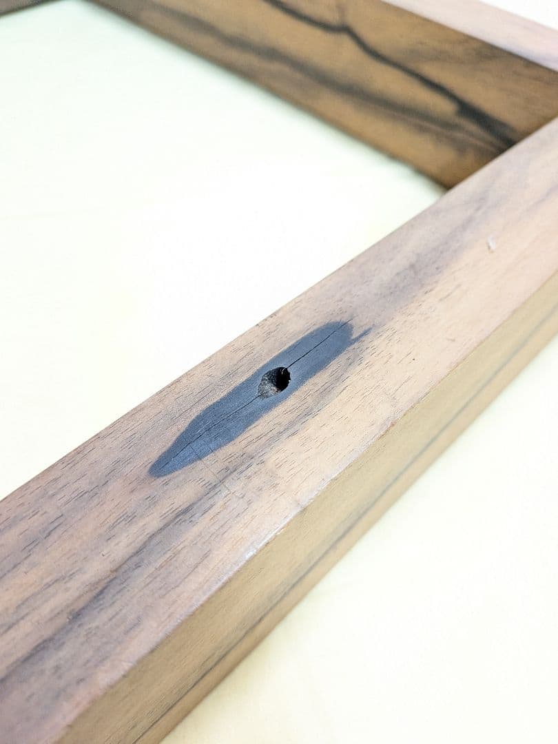 お茶道具　黒柿　炉縁