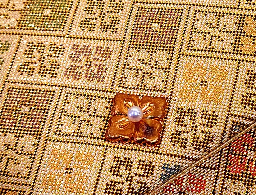 MIKIMOTO　ミキモト　西陣？和光？　和装バッグ　クラッチ