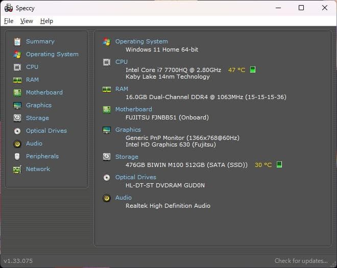Corei7✨SSD512GB✨16GB✨Office2024✨LIFEBOOK