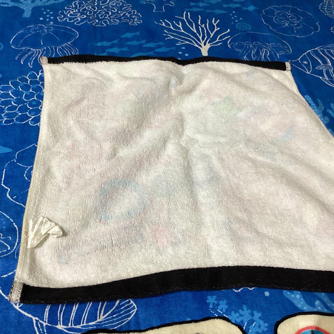 3428ハローキティマークホワイト　ハンカチ &タオルセット