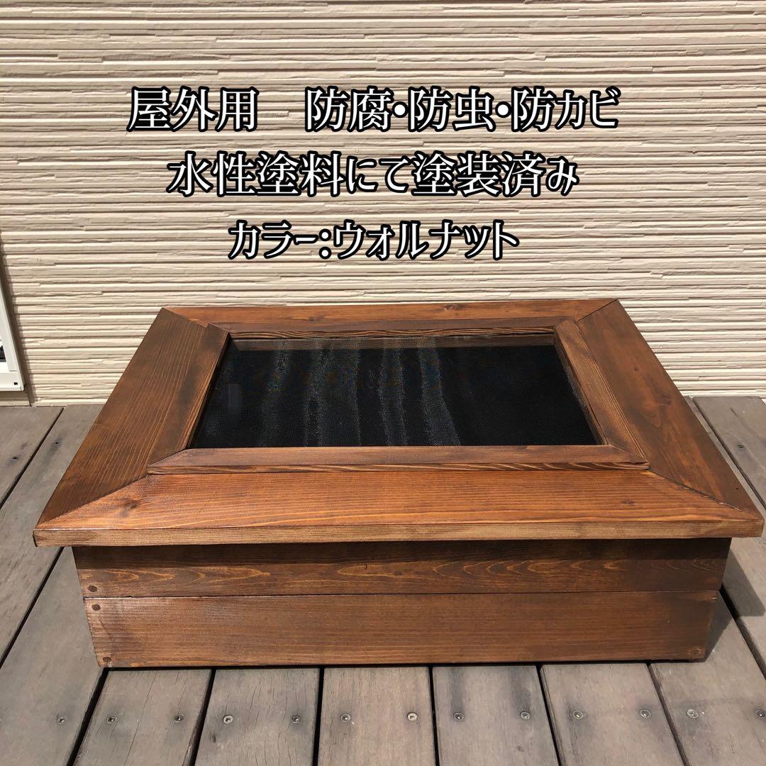 ゆぅちん様オーダー品　ビオトープ木枠　NVBOX#22用　網枠付き