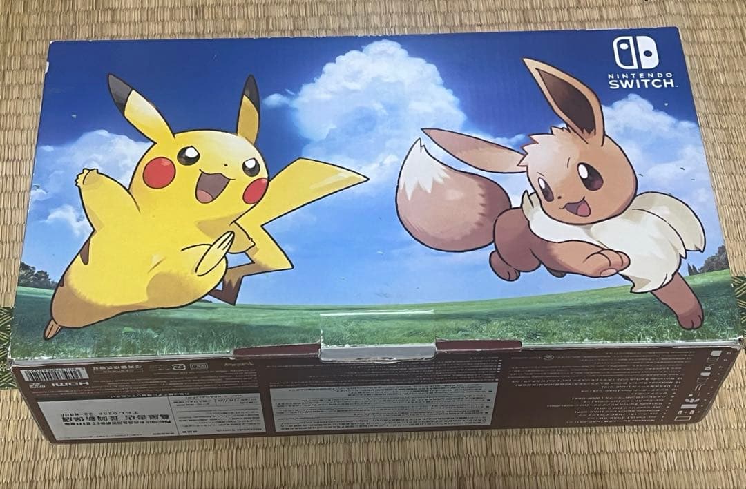 美品 Let's goピカチュウ 限定 Switch 本体 ミュウ入り