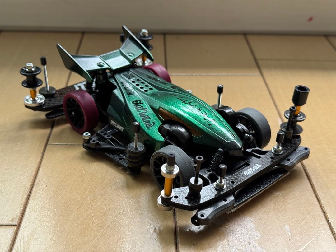 ミニ四駆完成品　B-MAX デュアルリッジjr FM-Aシャーシ