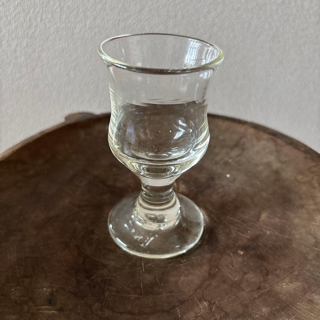 安土忠久氏作 吹きガラスワイングラス2個セット