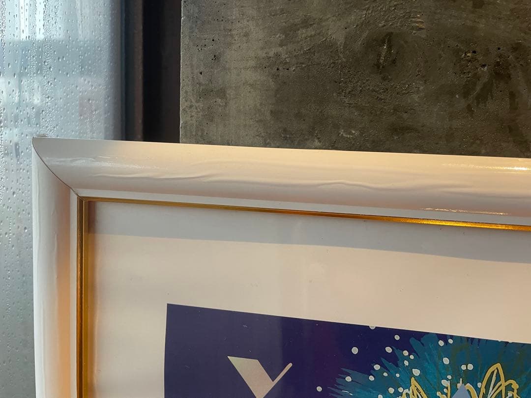 大人気　ヒロ・ヤマガタ「パリ祭」額縁入り