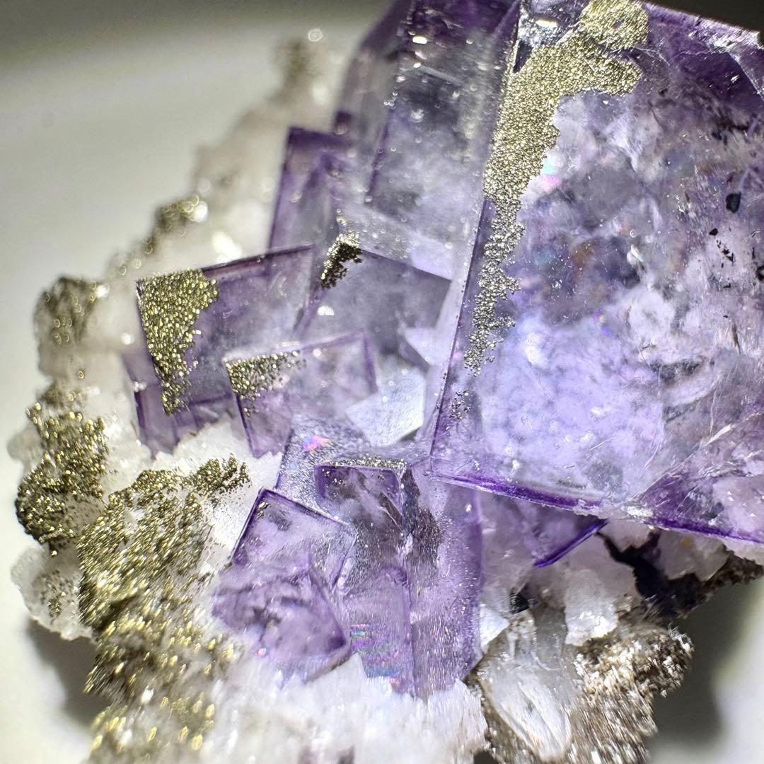 453 中国　ヤオガンシャン産　フローライト&パイライト