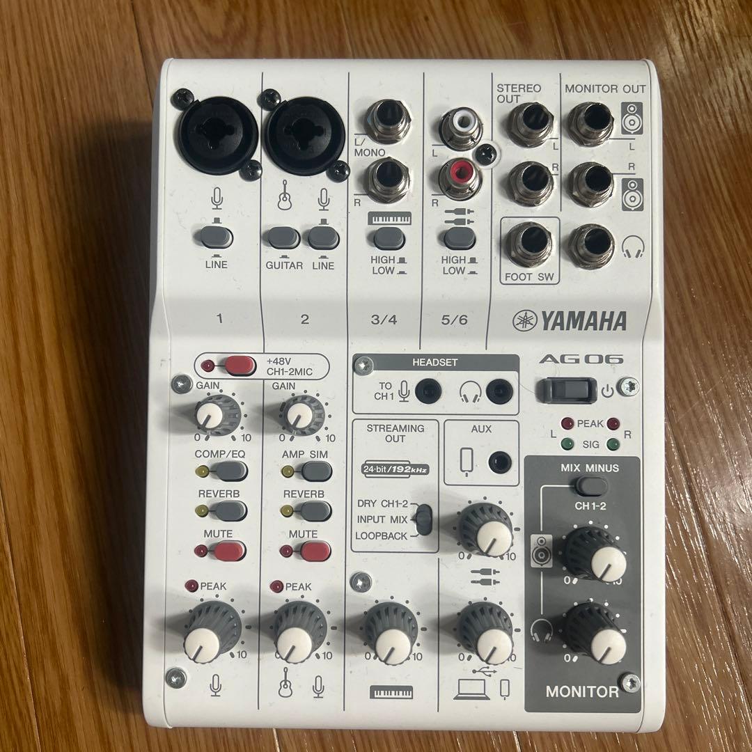 DJ機材 YAMAHA AG06MK2