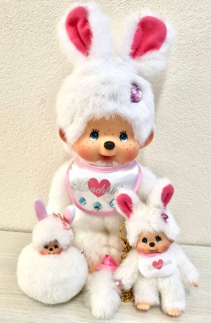 ラブリーバニー　モンチッチ クレアーズコラボうさ玉モンチッチ　3体セット激レア