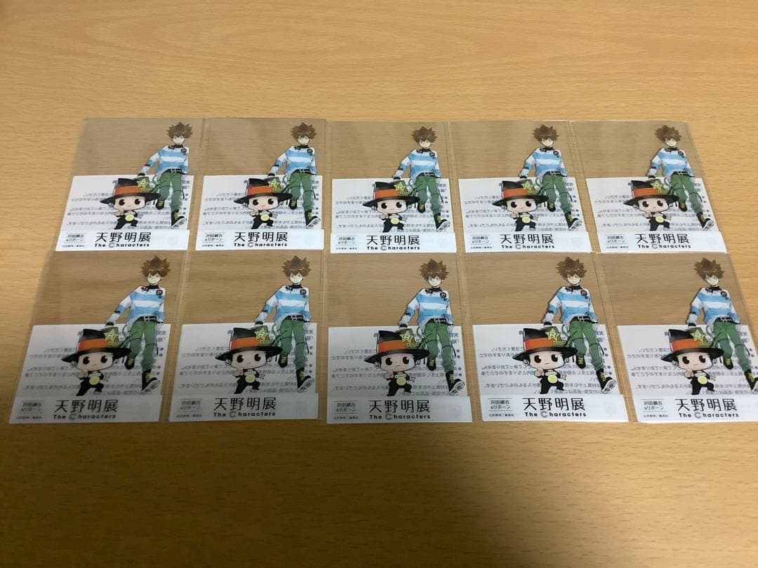 天野明展　入場者特典　20枚　クリアカード　沢田綱吉　ツナ　リボーンREBORN