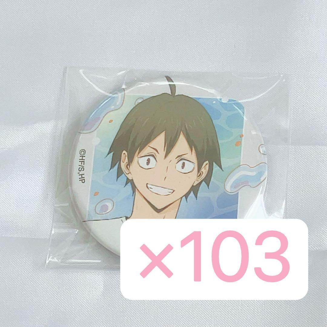 ハイキュー 山口忠 水遊び 缶バッジ