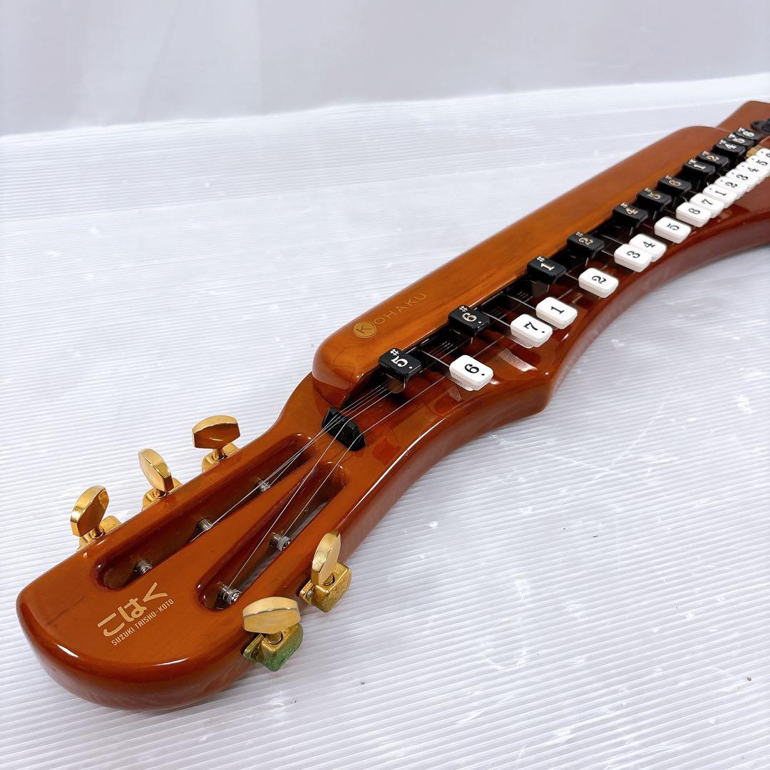 【美品】SUZUKI スズキ 電気大正琴 ソプラノ こはく CHK-1