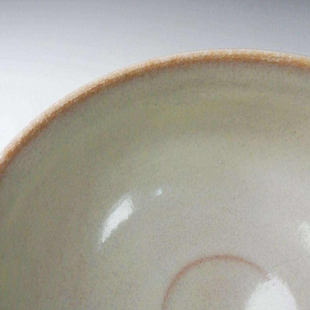 Ｔ１１２　茶碗　『奈良絵』『赤膚焼　大塩恵旦造』　共箱　抹茶碗　茶道具