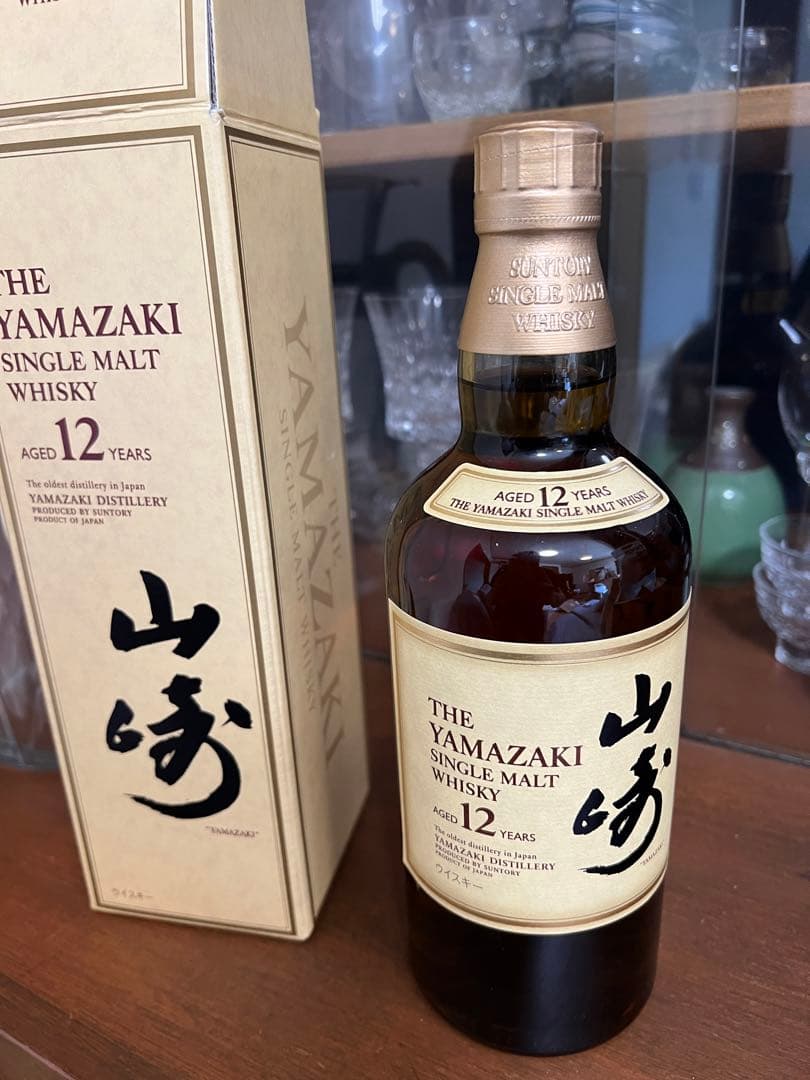 山崎　SINGLE MALT WHISKY AGED 12 / YEARS